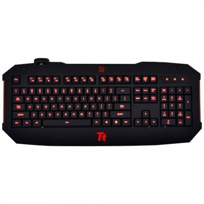 Tastatura Thermaltake eSPORTS Challenger, USB, Black