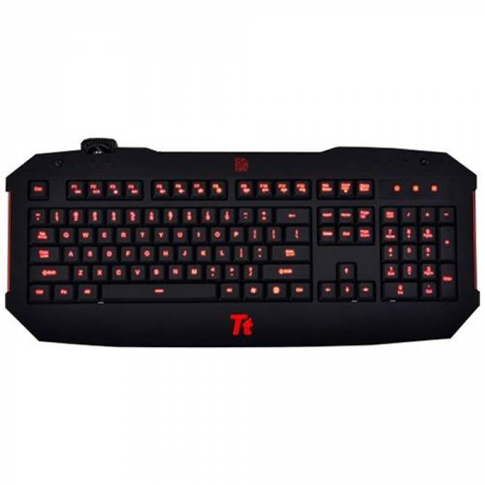 Tastatura Thermaltake eSPORTS Challenger, USB, Black