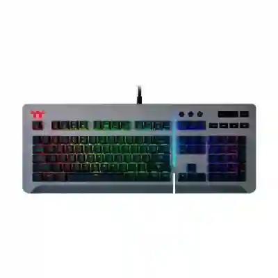 Tastatura Thermaltake Tt eSPORTS Level 20 Cherry MX Speed Silver Switch, RGB LED, USB, Grey