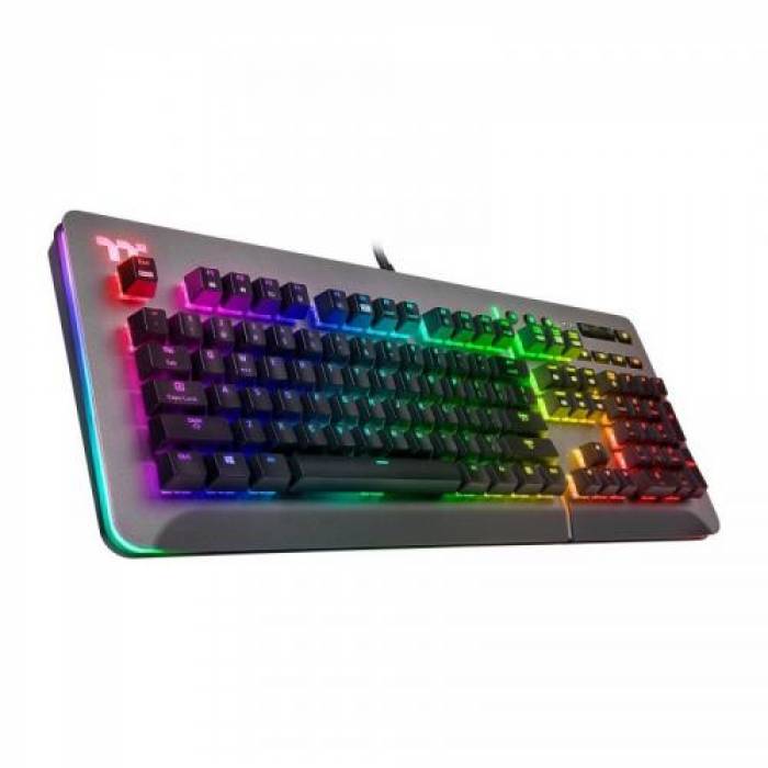 Tastatura Thermaltake Tt eSPORTS Level 20 Cherry MX Speed Silver Switch, RGB LED, USB, Grey