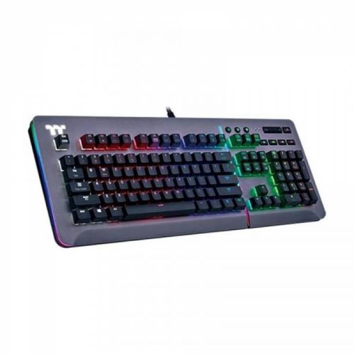 Tastatura Thermaltake Tt eSPORTS Level 20 Cherry MX Speed Silver Switch, RGB LED, USB, Grey