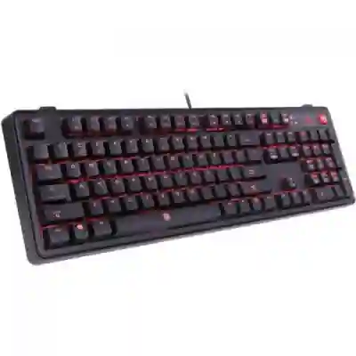 Tastatura Thermaltake Tt eSPORTS Meka Pro Cherry MX Blue, USB, Black-Red