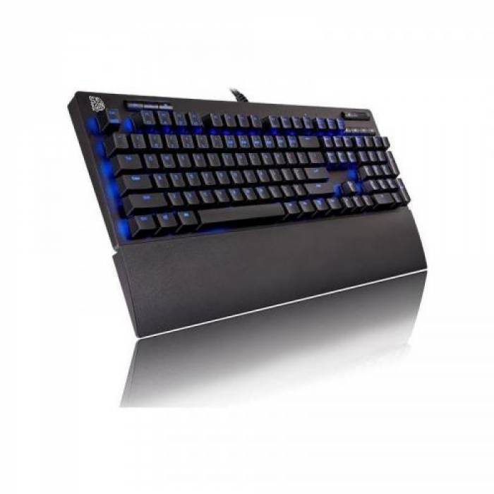 Tastatura Thermaltake Tt eSPORTS Neptune Pro TTC Blue Switch, Blue LED, USB, Black