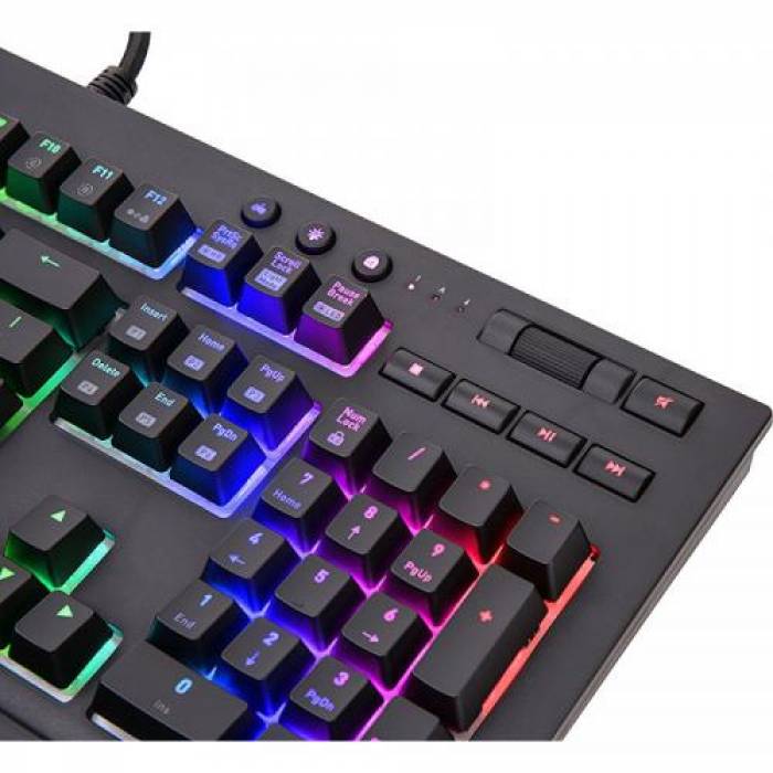 Tastatura Thermaltake Tt eSPORTS Premium X1 Cherry MX Blue, USB, Black