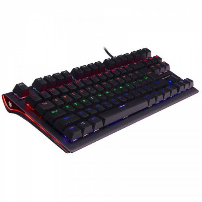 Tastatura Tracer Gamezone Stinger 87, RGB LED, USB, Black