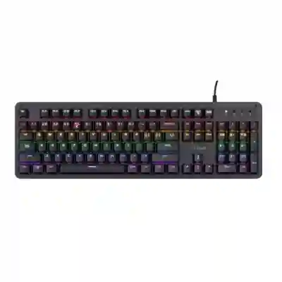 Tastatura TRUST GXT 863 MAZZ, RGB KED, USB, Black