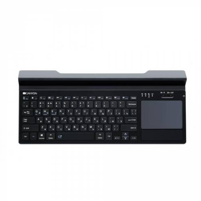 Tastatura Wireless Canyon CND-HBTK7-US, Bluetooth, Black