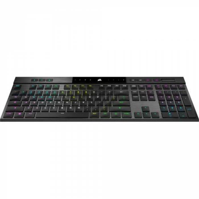 Tastatura Wireless Corsair K100 AIR Wireless, RGB LED, USB Wireless/Bluetooth, Black