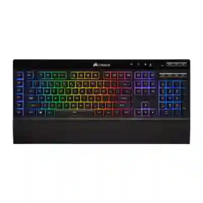 Tastatura Wireless Corsair K57, RGB LED, USB, Black