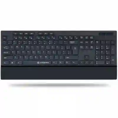 Tastatura wireless Gofreetech GFT-K002, USB, Black