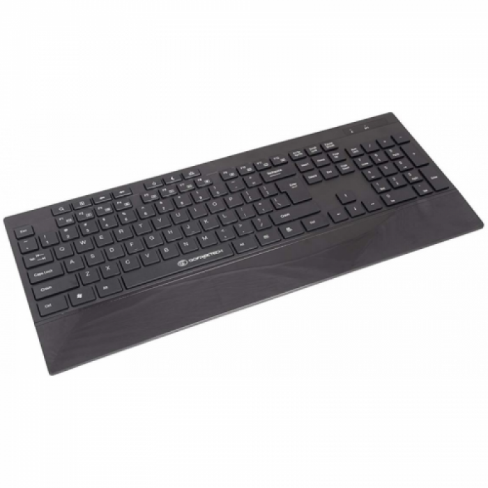 Tastatura wireless Gofreetech GFT-K002, USB, Black