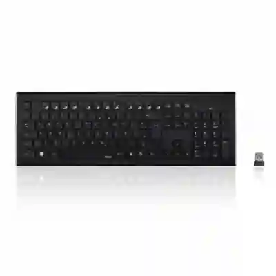 Tastatura Wireless Hama Cortino, USB, Black