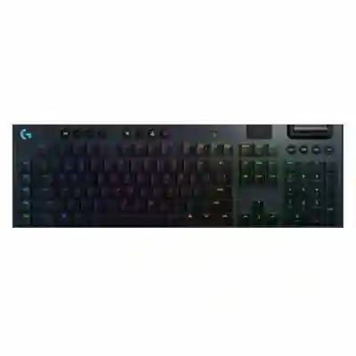 Tastatura Wireless Logitech G915 GL Linear, RGB LED, USB, Layout US, Black