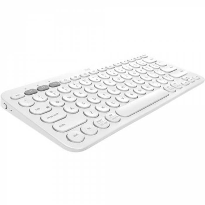 Tastatura Wireless Logitech K380, Bluetooth, White