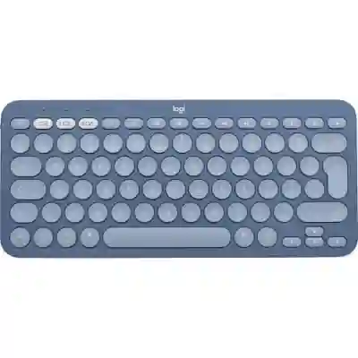 Tastatura Wireless Logitech K380 for Mac, Bluetooth/USB, Layout US, Blueberry