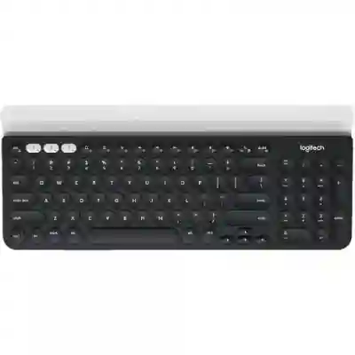 Tastatura Wireless Logitech K780, Bluetooth, Black-White