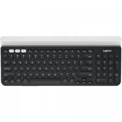 Tastatura Wireless Logitech K780, Bluetooth, Black-White