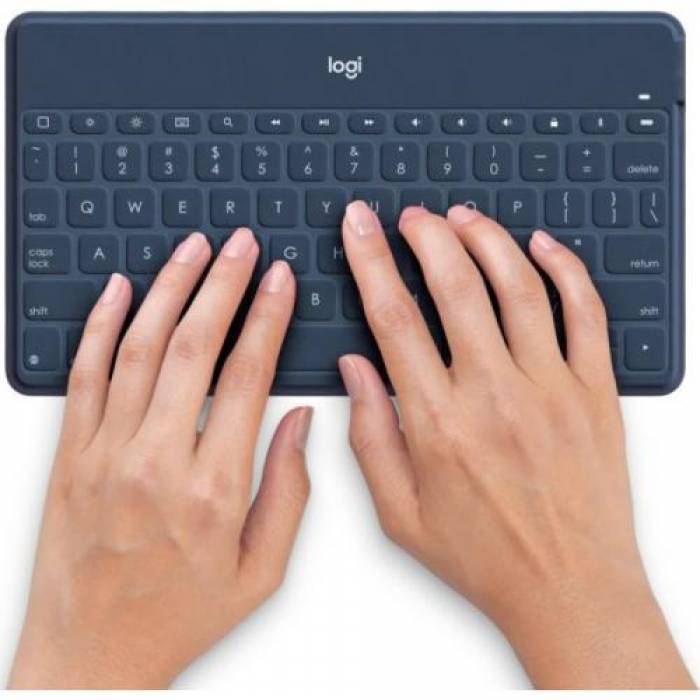 Tastatura Wireless Logitech Keys-To-Go, Bluetooth, Layout US, Blush