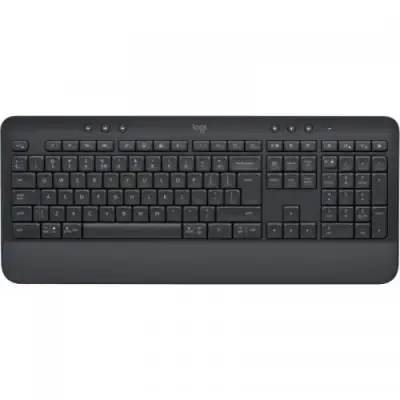 Tastatura Wireless Logitech Signature K650, Bluetooth/USB, Layout US, Graphite