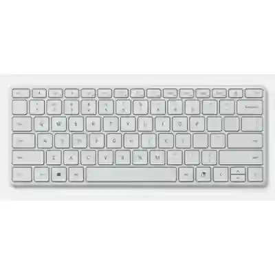 Tastatura Wireless Microsoft 21Y-00051, Bluetooth, White