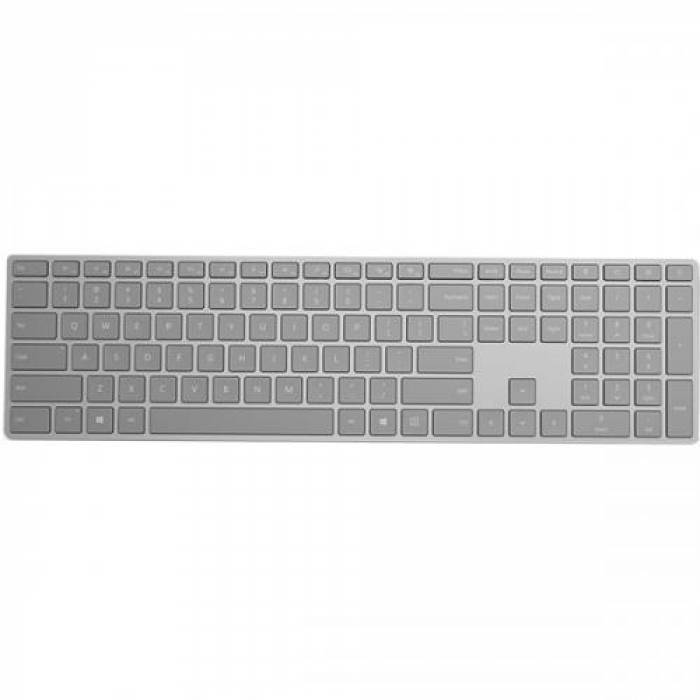 Tastatura Wireless Microsoft Surface Sling WS2-00021, Bluetooth, Gray