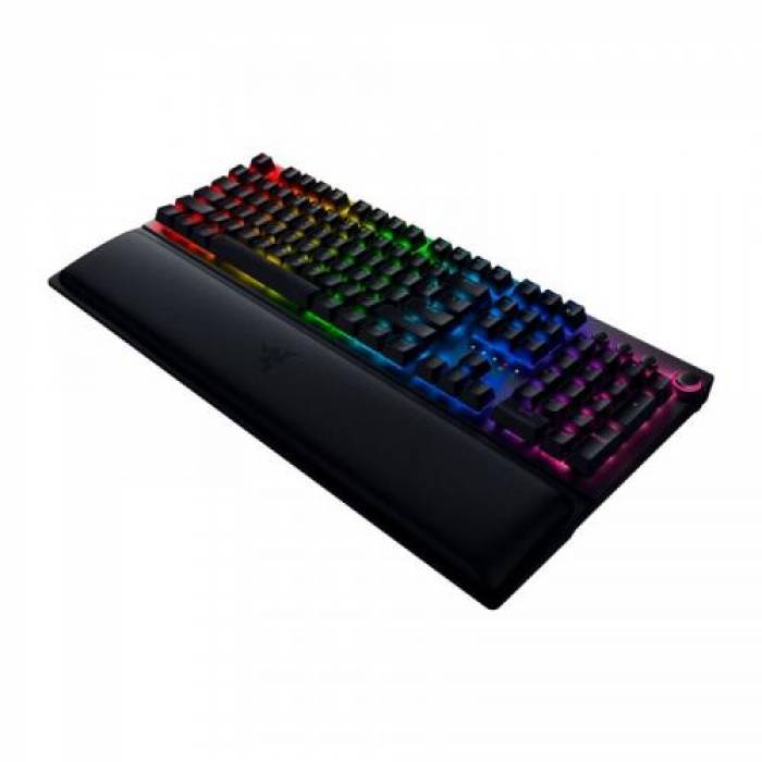 Tastatura Wireless Razer BlackWidow V3 Pro Green Switch, USB, Black