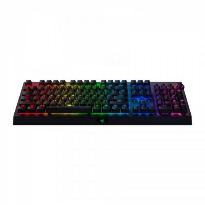 Tastatura Wireless Razer BlackWidow V3 Pro Green Switch, USB, Black