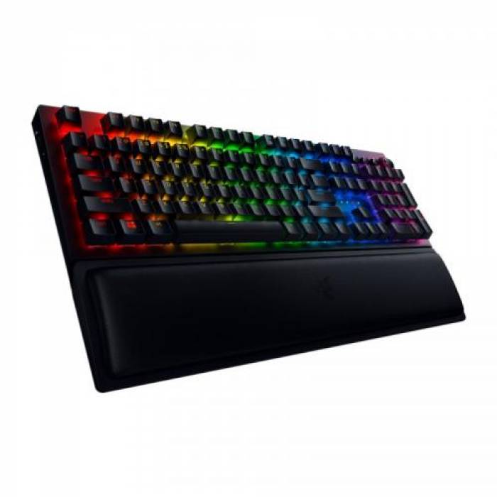 Tastatura Wireless Razer BlackWidow V3 Pro Yellow Switch, RGB LED, USB, Black