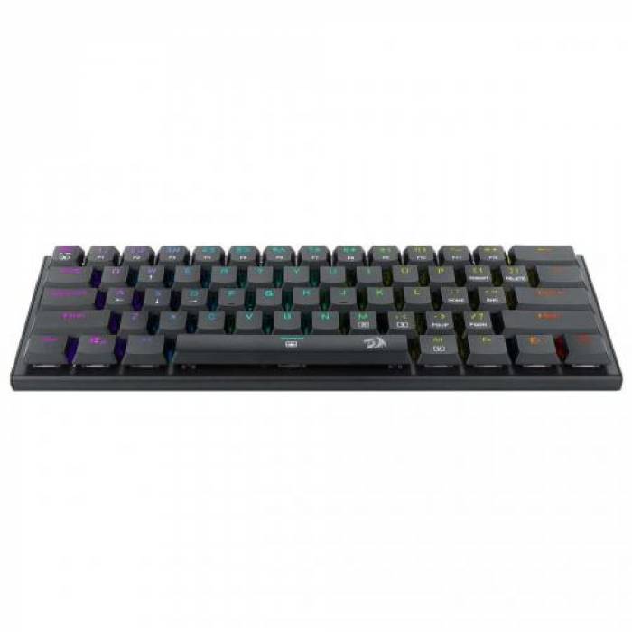 Tastatura Wireless Redragon Anivia Pro, RGB LED, USB Wireless/Bluetooth, Black