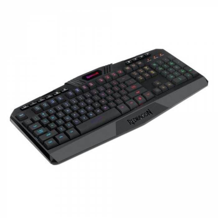 Tastatura Wireless Redragon K503KS-BK, RGB LED, USB, Black