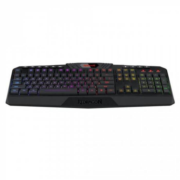 Tastatura Wireless Redragon K503KS-BK, RGB LED, USB, Black