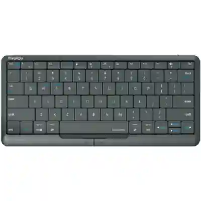 Tastatura Wireless SMART Prestigio Click&Touch 2, Bluetooth, TouchPad, Layout EN, Space Grey