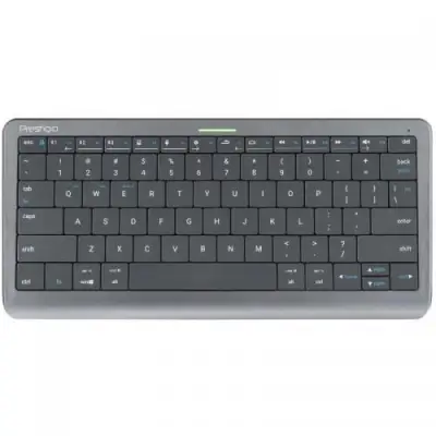 Tastatura Wireless SMART Prestigio Click&Touch, Bluetooth, TouchPad, Layout US, Space Grey