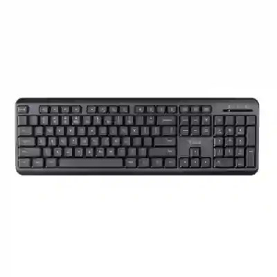 Tastatura Wireless TRUST ODY, USB, Black