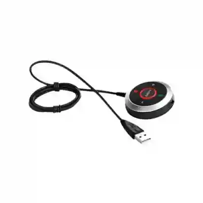 Telecomanda control Jabra Evolve pentru casti, USB, Black