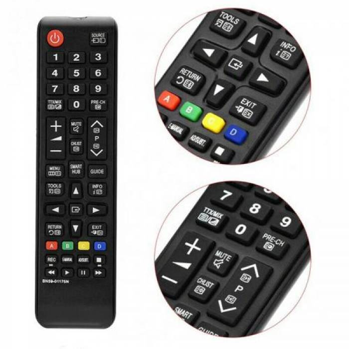 Telecomanda Smart Samsung BN59-01175N, Black