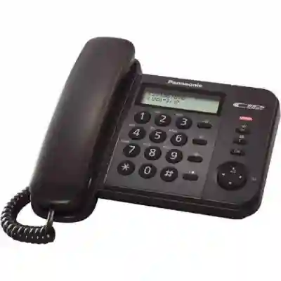 Telefon Analogic Panasonic KX-TS560FXB