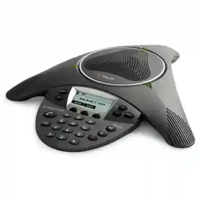 Telefon Audioconferinta VoIP Polycom SoundStation IP6000, PoE, Black