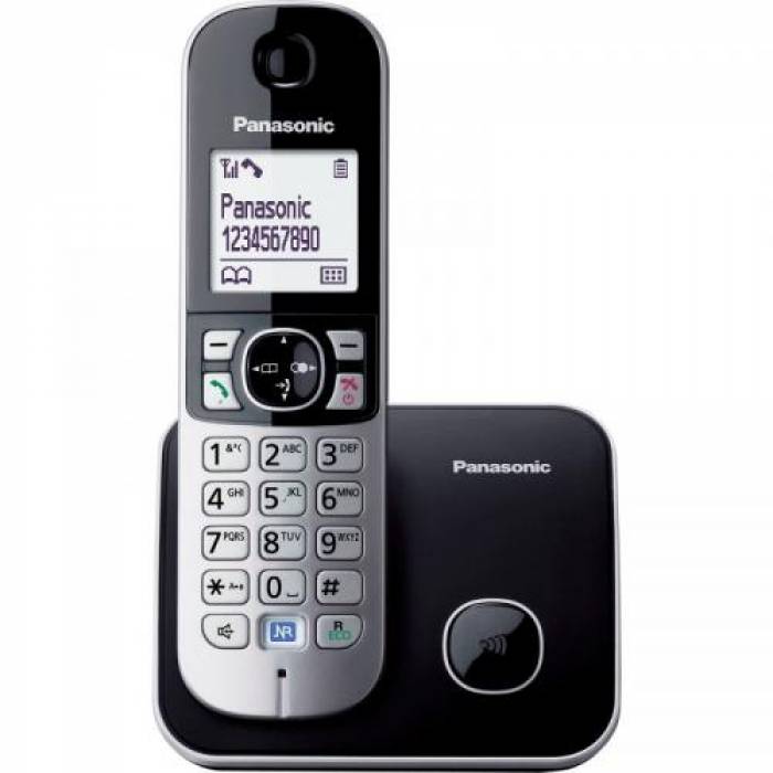 Telefon Fix Panasonic Dect KX-TG6811FXB, black