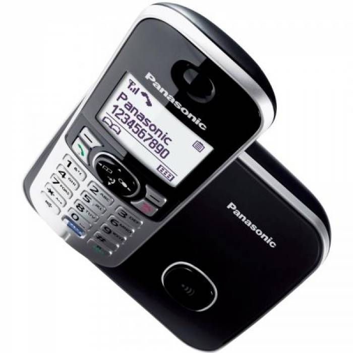 Telefon Fix Panasonic Dect KX-TG6811FXB, black