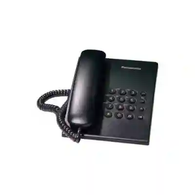 Telefon Fix Panasonic KX-TS500RMB, black