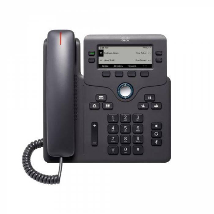 Telefon IP Cisco 6841, 4 Lini, Black