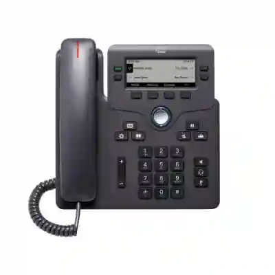 Telefon IP Cisco 6861, 4 Lini, Black