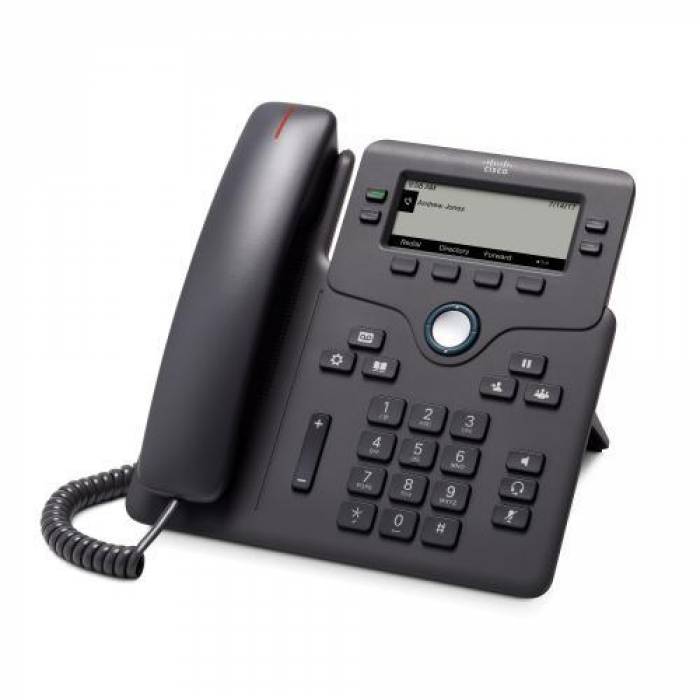 Telefon IP Cisco 6861, 4 Lini, Black