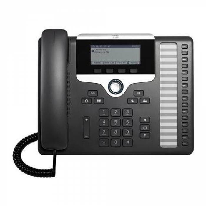 Telefon IP Cisco 7861, 16 Lini, PoE, Charcoal