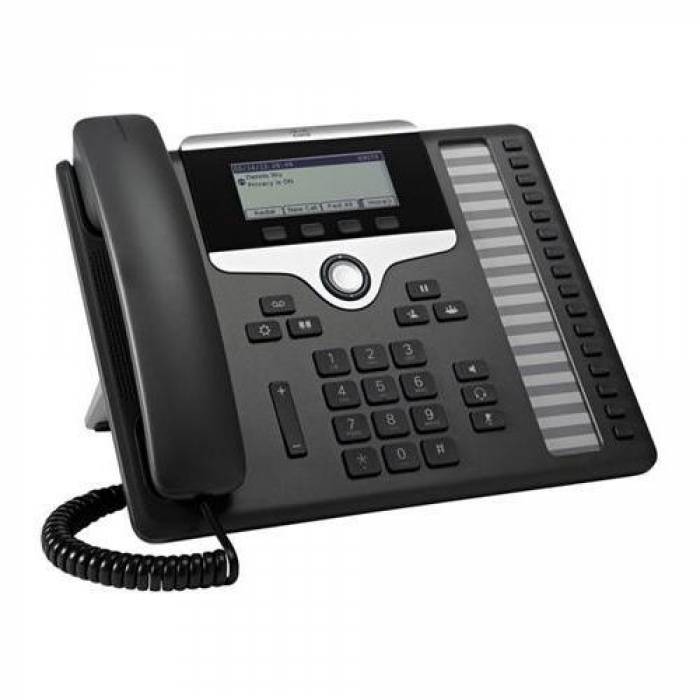 Telefon IP Cisco 7861, 16 Lini, PoE, Charcoal