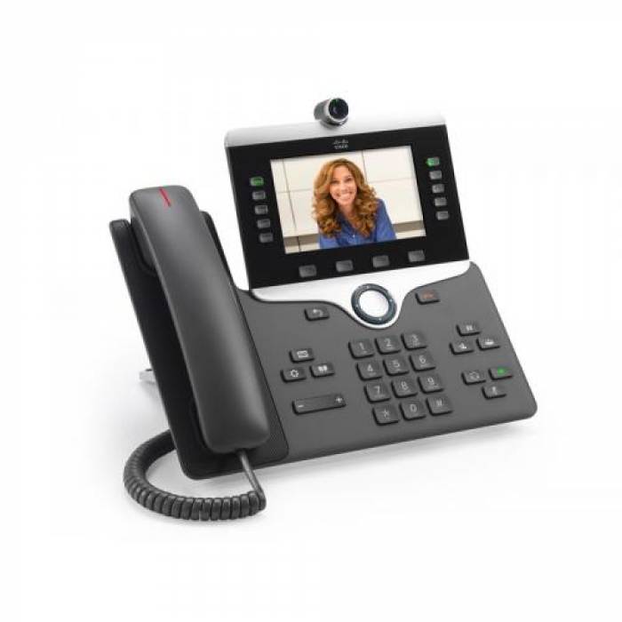 Telefon IP Cisco 8865 with MPP, 5 Lini, PoE, Charcoal