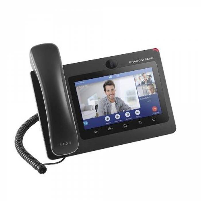 Telefon IP Grandstream Networks GXV3370, 16 lini, PoE, Black