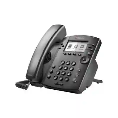 Telefon IP Polycom VVX311, 6 Lini, PoE, Black 