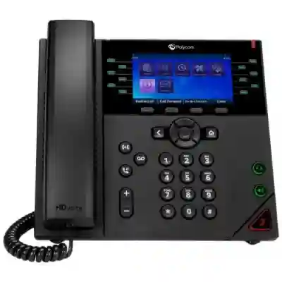 Telefon IP Polycom VVX450 OBi Edition, 12 Lini, PoE, Black 
